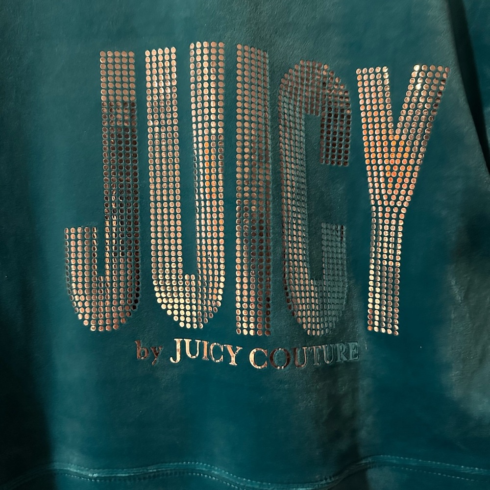 Juicy couture velour lounge set. Beautiful green color.